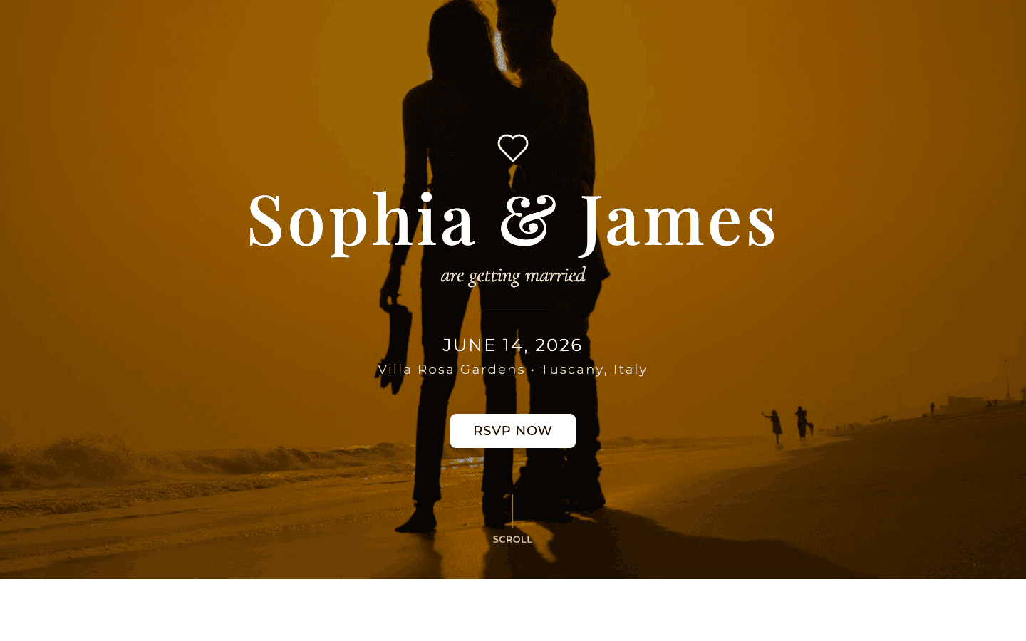 Sophia and James Wedding